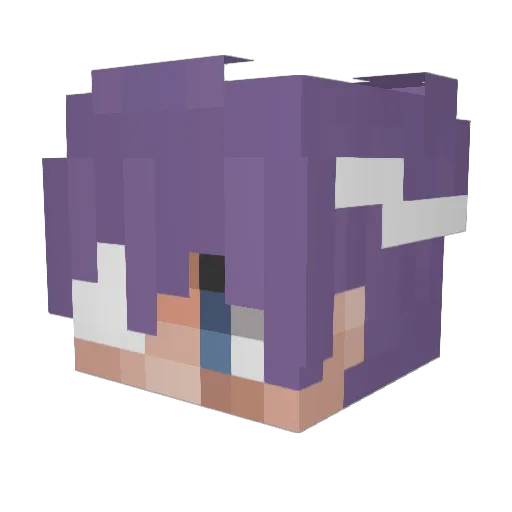 MrVoid__ Minecraft avatar head, 3D render