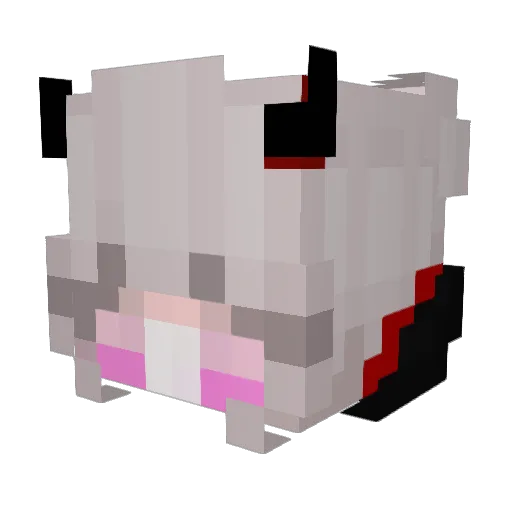 MrVrox_ Minecraft avatar head, 3D render