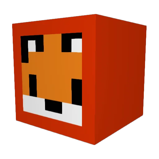MrW0bb1e Minecraft avatar head, 3D render