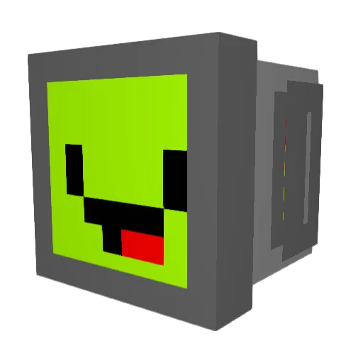 MrWaffl3Z06 Minecraft avatar head, 3D render