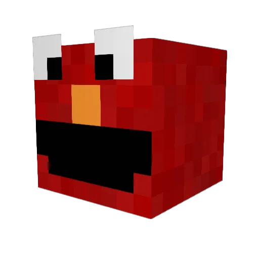MrWaffleBot Minecraft avatar head, 3D render