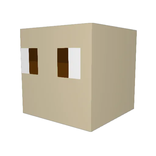 MrWalls18 Minecraft avatar head, 3D render