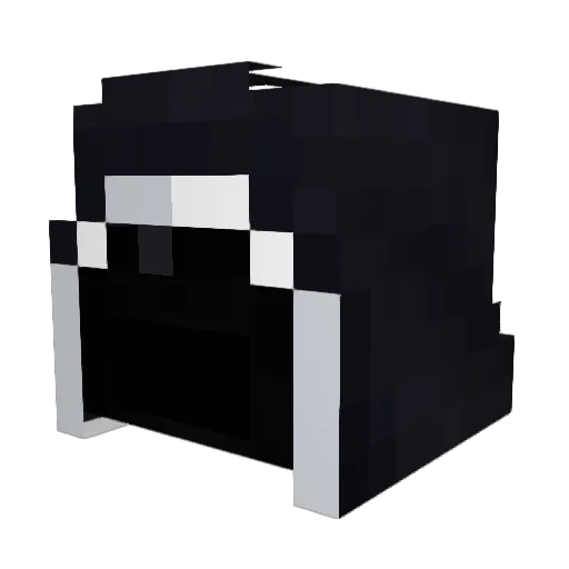 MrWams Minecraft avatar head, 3D render