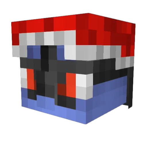 MrWarStar Minecraft avatar head, 3D render