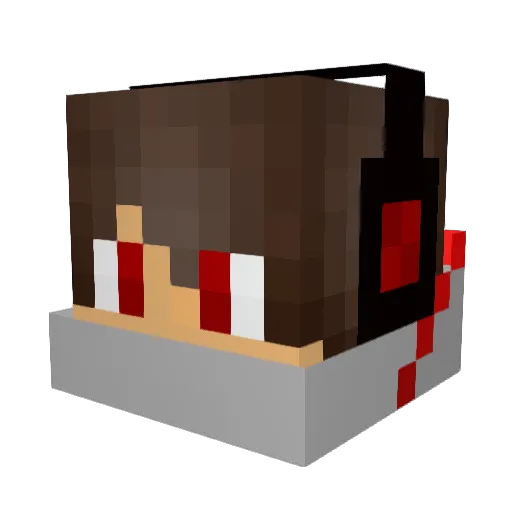 MrWatermelown29 Minecraft avatar head, 3D render