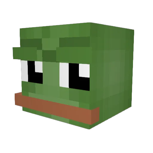 MrWhereMyKiwi Minecraft avatar head, 3D render