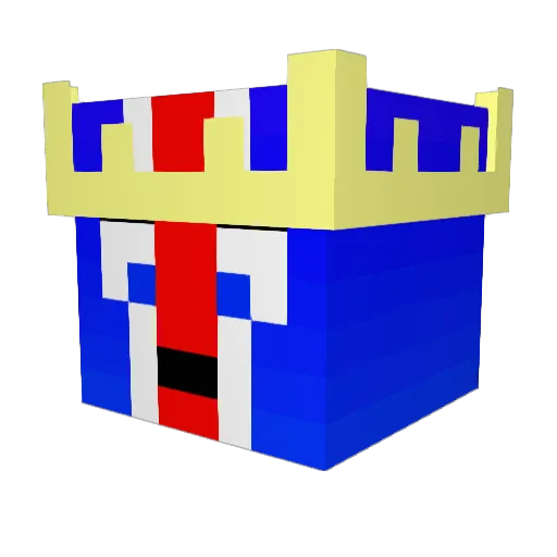 MrWillChip Minecraft avatar head, 3D render