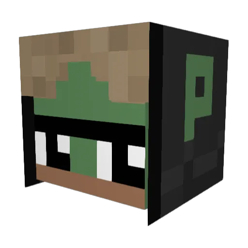 MrWilson09 Minecraft avatar head, 3D render