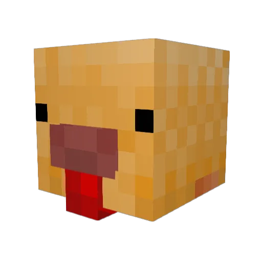 MrWire123789 Minecraft avatar head, 3D render