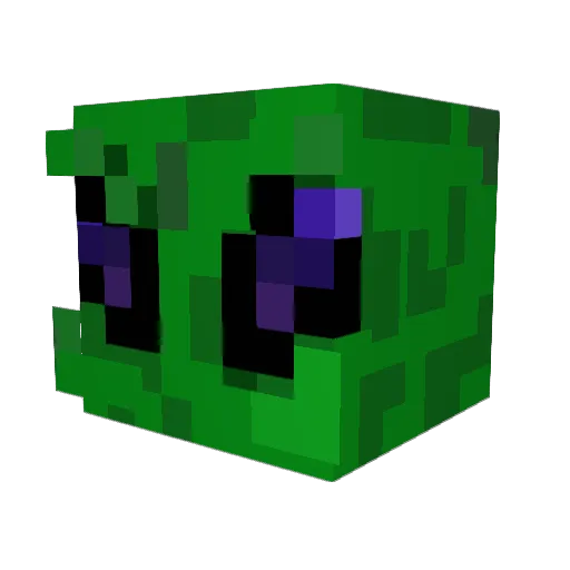 MrWire_ Minecraft avatar head, 3D render