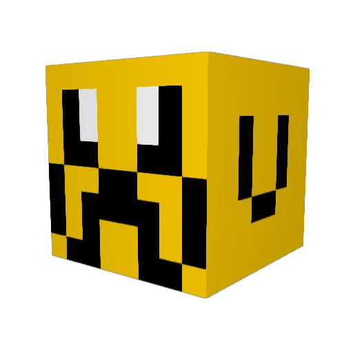 MrWittmann Minecraft avatar head, 3D render