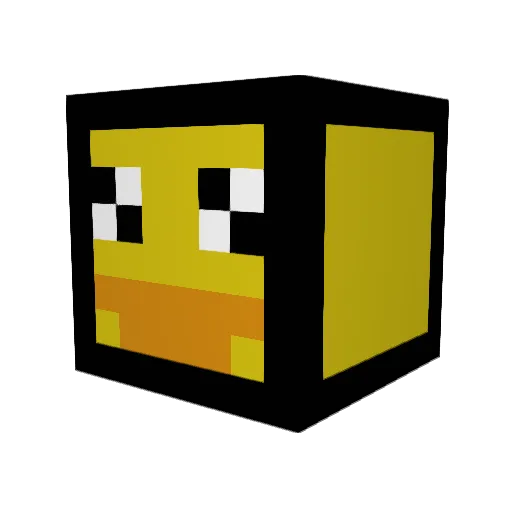 MrWolfgaming3 Minecraft avatar head, 3D render