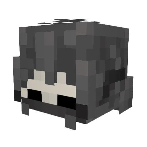 MrWolfix_ Minecraft avatar head, 3D render