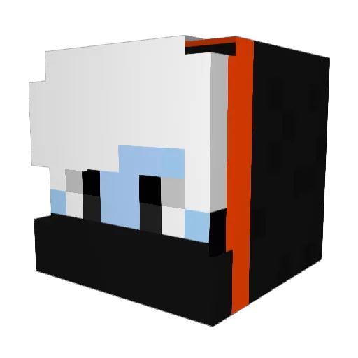 MrWonstar Minecraft avatar head, 3D render