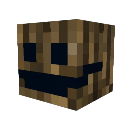 MrWoodChuck_ Minecraft avatar head, 3D render
