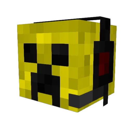 MrWoolite Minecraft avatar head, 3D render