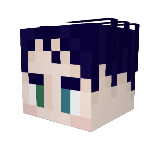 MrXivit Minecraft avatar head, 3D render