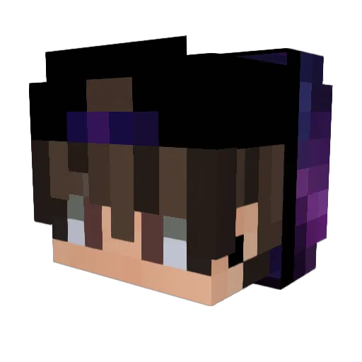 MrYakup Minecraft avatar head, 3D render