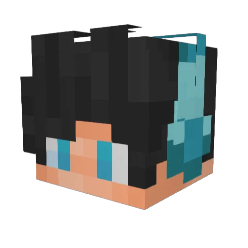 MrYarKer Minecraft avatar head, 3D render