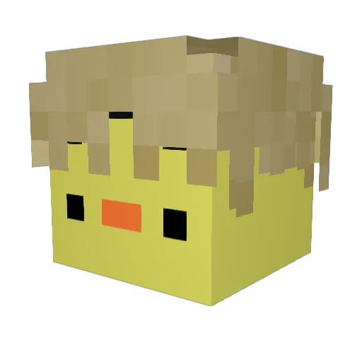 MrYeetCraft Minecraft avatar head, 3D render