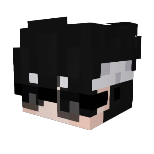 MrYiin_ Minecraft avatar head, 3D render