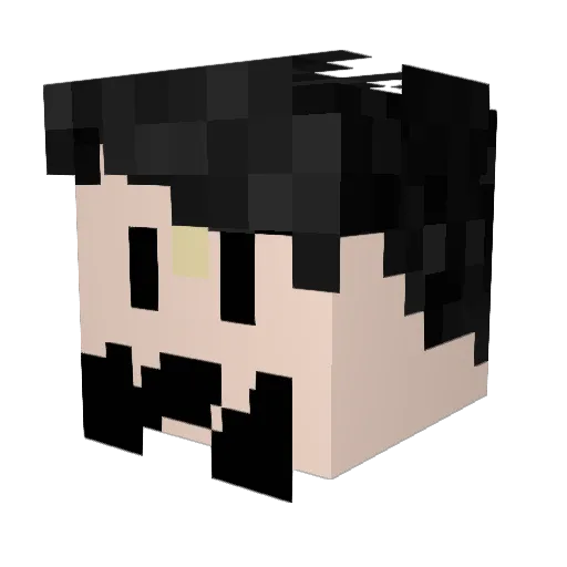 MrYonder Minecraft avatar head, 3D render
