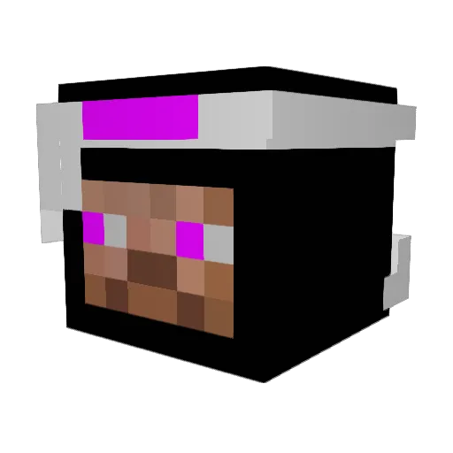 MrYream Minecraft avatar head, 3D render