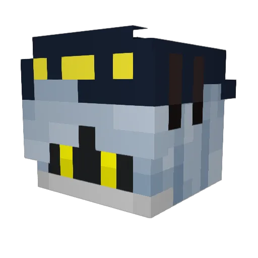 MrYukichi Minecraft avatar head, 3D render