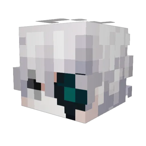 MrZeiron Minecraft avatar head, 3D render