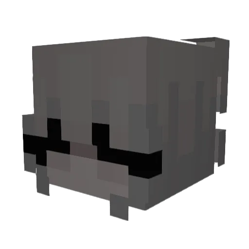 MrZelloo Minecraft avatar head, 3D render