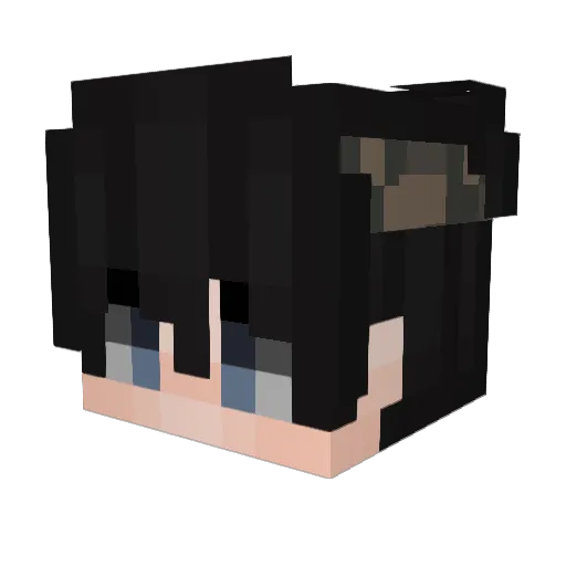 MrZemek Minecraft avatar head, 3D render