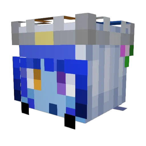 MrZenar Minecraft avatar head, 3D render