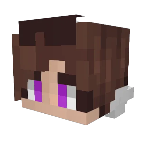 MrZerr Minecraft avatar head, 3D render