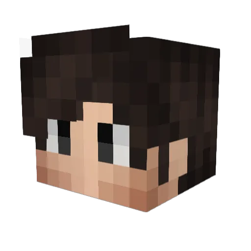 MrZesty Minecraft avatar head, 3D render