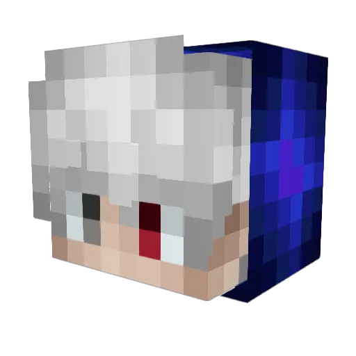 MrZezeu Minecraft avatar head, 3D render