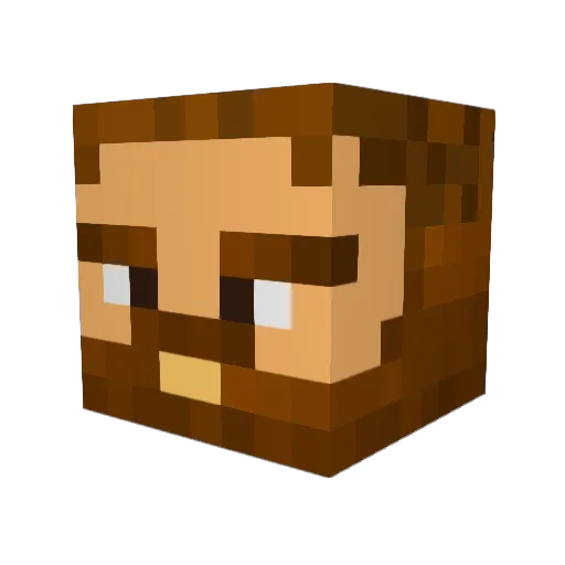 MrZiege2 Minecraft avatar head, 3D render