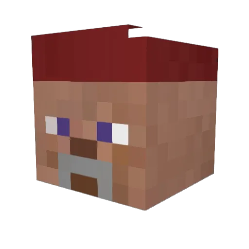MrZingaya Minecraft avatar head, 3D render