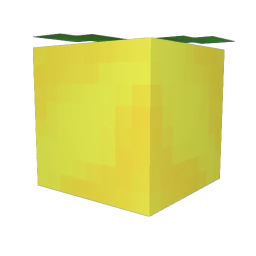 MrZitrrone Minecraft avatar head, 3D render
