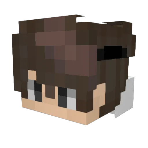 MrZodiac00 Minecraft avatar head, 3D render