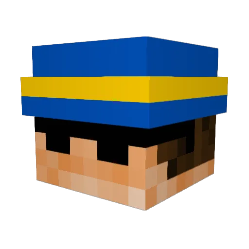 Mr_1saac Minecraft avatar head, 3D render