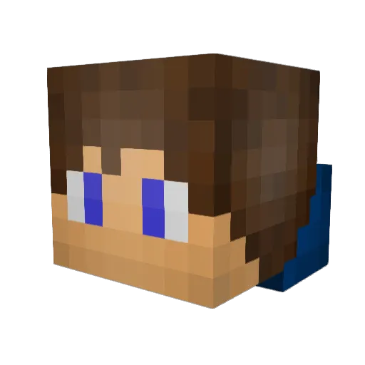 Mr_3eemi Minecraft avatar head, 3D render