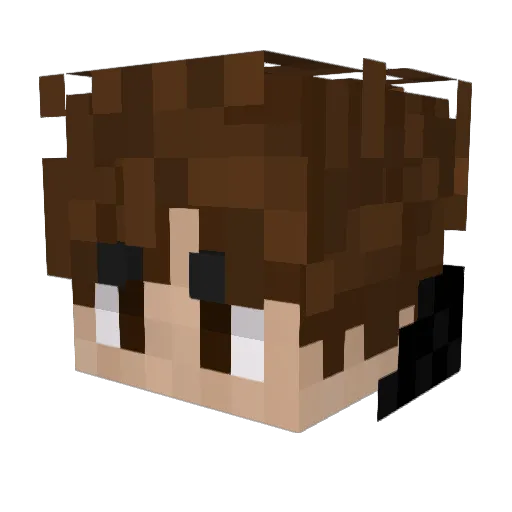 Mr_Alectricity Minecraft avatar head, 3D render
