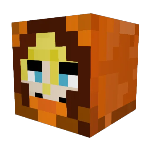 Mr_Apple7896 Minecraft avatar head, 3D render