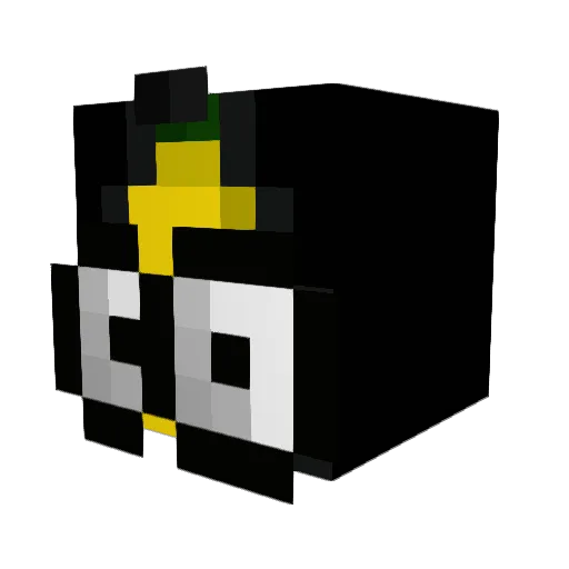 Mr_Arc Minecraft avatar head, 3D render