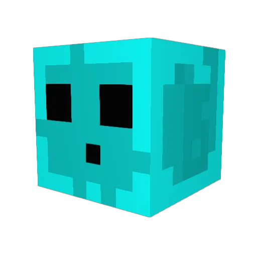 Mr_Awesome_ Minecraft avatar head, 3D render
