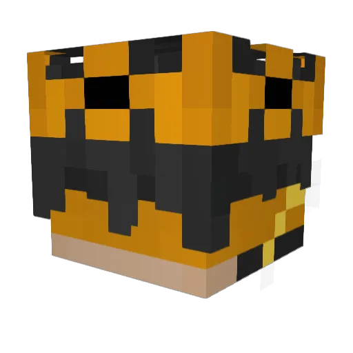 Mr_BL4DE Minecraft avatar head, 3D render