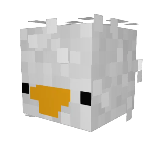 Mr_BV375 Minecraft avatar head, 3D render
