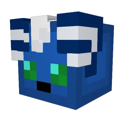Mr_Babbage Minecraft avatar head, 3D render