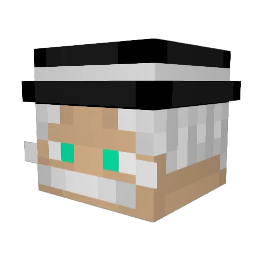 Mr_Balance Minecraft avatar head, 3D render