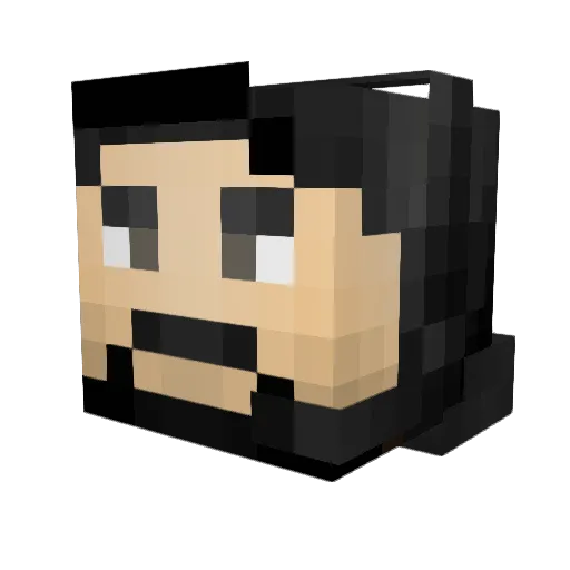 Mr_Ban Minecraft avatar head, 3D render